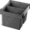 Blanco Flexon II - Inbouw Afvalemmer, Verdeeld, Inhoud 49 L 526641