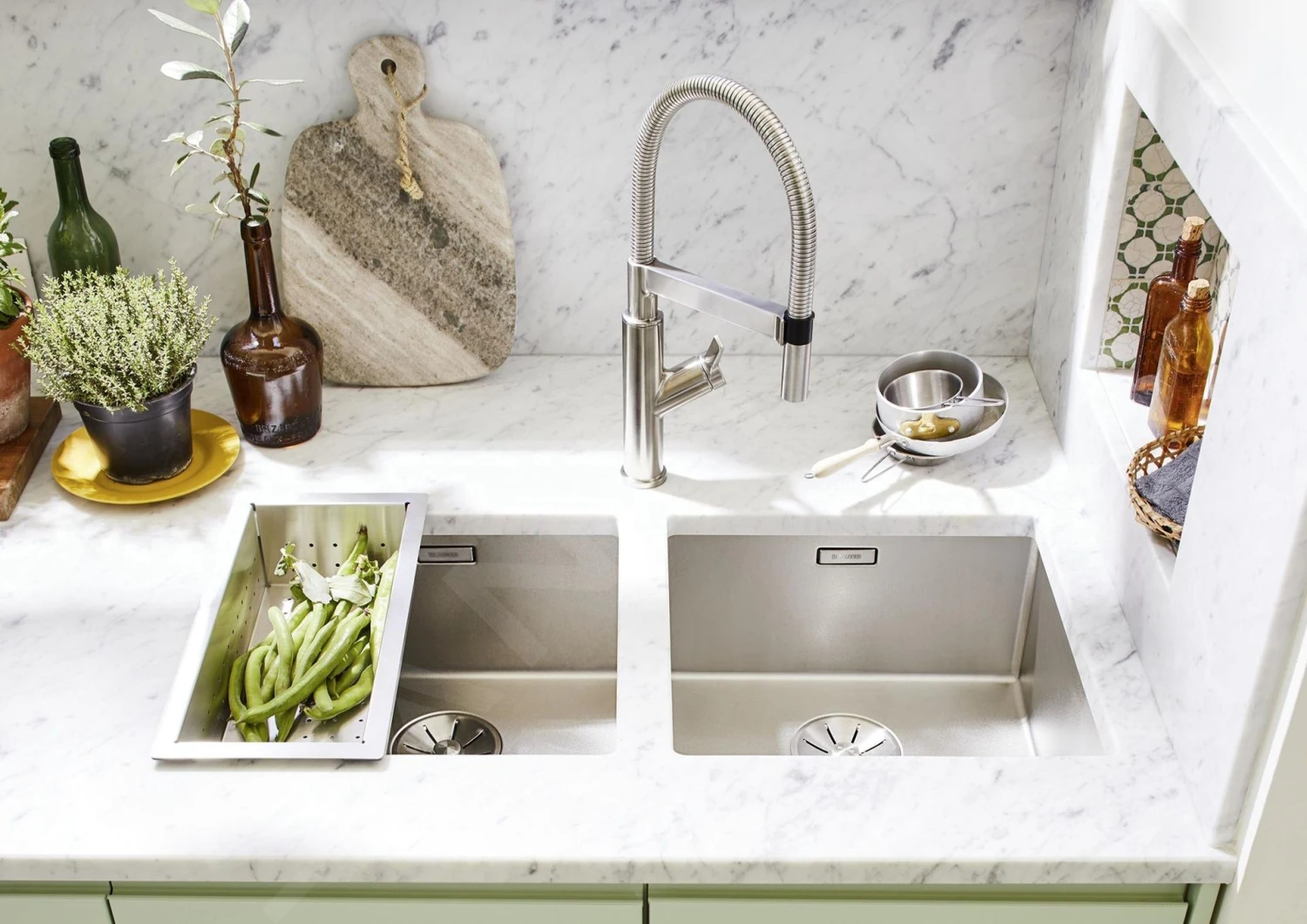 Blanco Solenta S - Wastafelkraan Met Flexibele Arm En Sproeikop, Rvs 522405 11 Blanco Solenta S - Wastafelkraan Met Flexibele Arm En Sproeikop, Rvs 522405 - Afbeelding 9