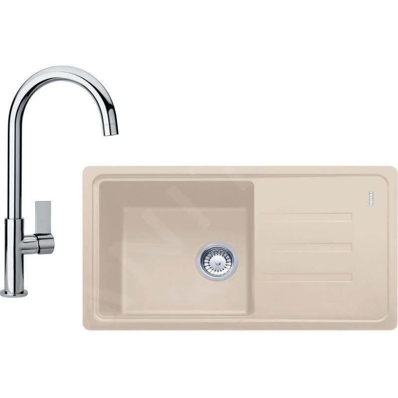 Franke Sets - Keukenset G119, Fragraniet Spoelbak BSG 611-78/39 + Kraan FP 0408.031, Sahara/chroom 114.0441.163 2 Franke Sets - Keukenset G119, Fragraniet Spoelbak BSG 611-78/39 + Kraan FP 0408.031, Sahara/chroom 114.0441.163