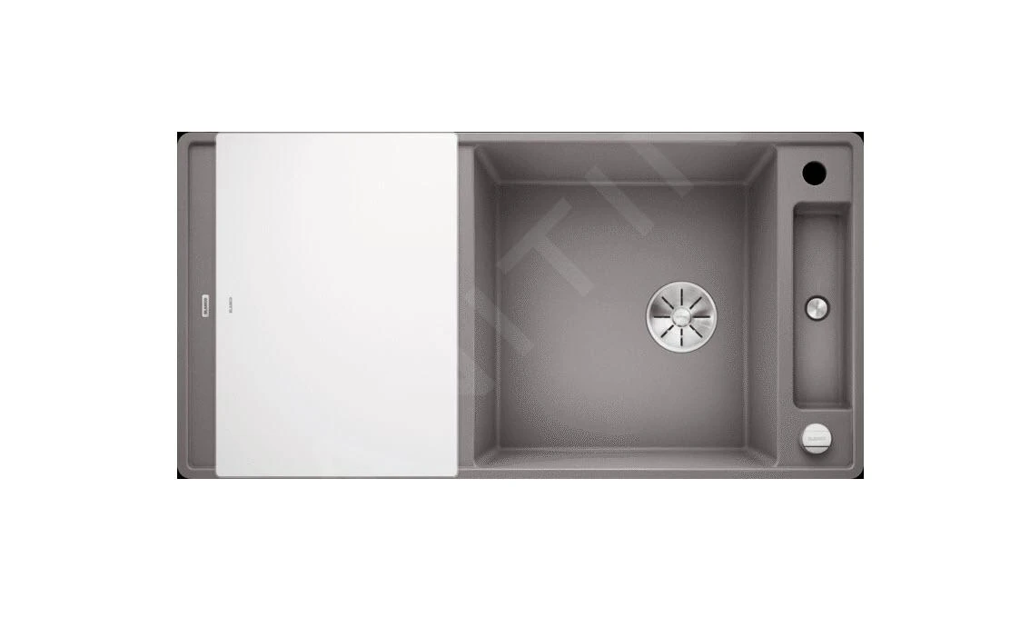 Blanco Axia III XL 6 - Silgranit Spoelbak, 990x500 Mm, Met Accessoires, InFino, Aluminium 523528 5 Blanco Axia III XL 6 - Silgranit Spoelbak, 990x500 Mm, Met Accessoires, InFino, Aluminium 523528 - Afbeelding 3