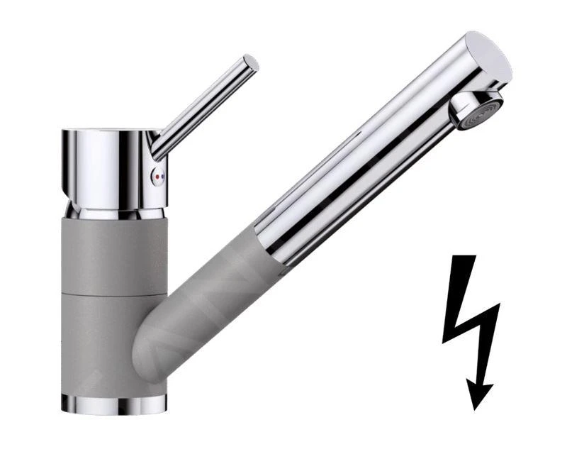 Blanco Antas S - Keukenkraan Met Uittrekbare Sproeikop, Aluminium/chroom 516765 3 Blanco Antas S - Keukenkraan Met Uittrekbare Sproeikop, Aluminium/chroom 516765