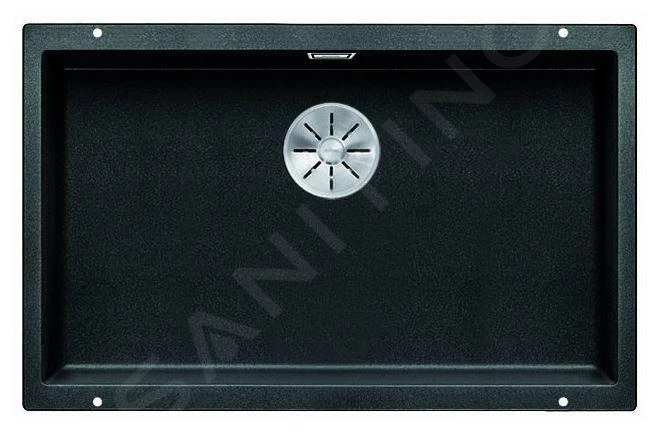 Blanco Subline 700 - Silgranit Spoelbak, 730x460 Mm, InFino, Antraciet 523442 3 Blanco Subline 700 - Silgranit Spoelbak, 730x460 Mm, InFino, Antraciet 523442