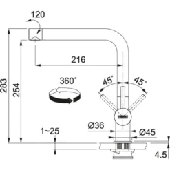 Franke Sets - Keukenset T13, Tectonite Spoelbak SID 610 En Keukenkraan Samoa, Grijs/chroom 143.0650.597 -Exporteren Kraan Lux Winkel 077daba6fa11a51256df8b1f 4
