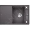 Blanco Axia III 45 - Silgranit Spoelbak, 780x510 Mm, Met Accessoires, InFino, Grijze Rots 523174