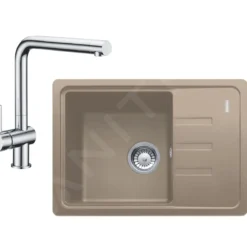 Franke Sets - Keukenset G116, Fragraniet Spoelbak BSG 611-62 En Keukenkraan Samoa, Kasjmier/chroom 114.0510.433