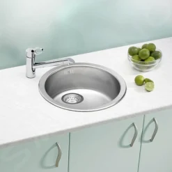 Alveus Form - Spoelbak Diameter 450 Mm, Afvoer 90 Mm, Rvs 1084837 -Exporteren Kraan Lux Winkel 09057e77c9a535887aa5bb79