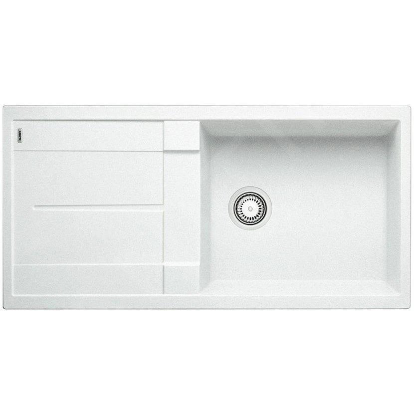 Blanco Metra XL 6 - Silgranit Spoelbak, 1000x500 Mm, Wit 515136 3 Blanco Metra XL 6 - Silgranit Spoelbak, 1000x500 Mm, Wit 515136