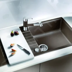 Blanco Zia XL 6 - Silgranit Spoelbak, 780x500 Mm, Met Draaiknopbediening, Zwart 526018 -Exporteren Kraan Lux Winkel 09284a9d0a0c0706fc8a1e0b 1