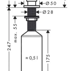 Axor Uno - Zeepdispenser, 500 Ml, Rvs Look 42818800 7 Axor Uno - Zeepdispenser, 500 Ml, Rvs Look 42818800 -Exporteren Kraan Lux Winkel 0c0e57045d079417e8b94ed8 1