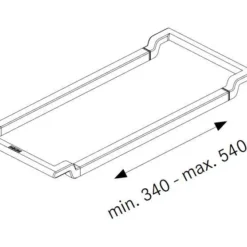 Franke Toebehoren - ALL-IN Telescopische Houder, Zwart Kunststof/rvs 133.0655.059 -Exporteren Kraan Lux Winkel 0c6da2b7891293eb161acf10