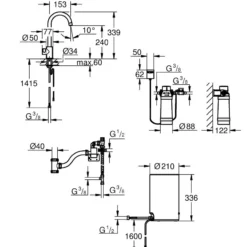 Grohe Red - Mono Keukenkraan Met M Boiler En Filter, Supersteel 30085DC1 -Exporteren Kraan Lux Winkel 0df4a8970860eec8aa9d64a0