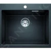 Blanco Pleon 6 - Silgranit Spoelbak, 615x510 Mm, Zwart 525953