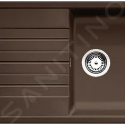 Blanco Zia 5 - Silgranit Spoelbak, 860x500 Mm, Coffee 520519
