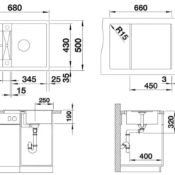 Blanco Metra 45 - Silgranit Spoelbak, 680x500 Mm, Compact, Coffee 519570 -Exporteren Kraan Lux Winkel 15cceed045ba1f179c580817