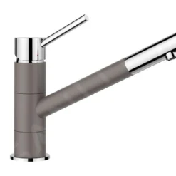 Blanco Kano - Keukenkraan, Grijs/chroom 526950