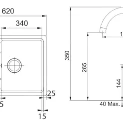 Franke Sets - Set G172, Fragraniet Spoelbak BFG 611-62 En Keukenkraan FP 9000.082, Sahara/sahara 114.0619.580 -Exporteren Kraan Lux Winkel 1681cbe532eaca77b0e5c7bb 2