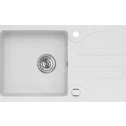 Alveus Galapagos - Granieten Spoelbak 770x430 Mm, Met Draaiknopbediening, Arctic 1100882