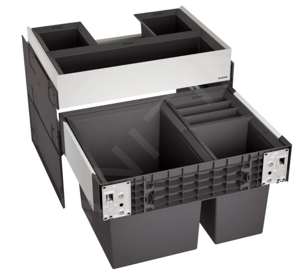 Blanco Select - Inbouw Afvalemmer, Met Scheidingswand, Inhoud 46 L 526210 3 Blanco Select - Inbouw Afvalemmer, Met Scheidingswand, Inhoud 46 L 526210