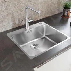 Blanco Solis 500 - Spoelbak, 540x500 Mm, Met PushControl Afvoerbediening , Geborsteld Rvs 526124 -Exporteren Kraan Lux Winkel 17b73d17ebf1cf06ec8f3dfe