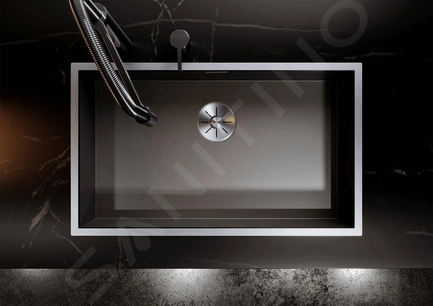 Blanco Zerox 500 - Spoelbak, 540x440 Mm, Rvs Dark Steel 526245 5 Blanco Zerox 500 - Spoelbak, 540x440 Mm, Rvs Dark Steel 526245 - Afbeelding 3