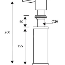 Franke Toebehoren - Zeepdispenser FD 300, Chroom 119.0085.067 -Exporteren Kraan Lux Winkel 18d49a7d733821ca444585c6