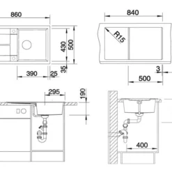 Blanco Metra 5 - Silgranit Spoelbak, 860x500 Mm, Met Draaiknopbediening, Zwart 525918 6 Blanco Metra 5 - Silgranit Spoelbak, 860x500 Mm, Met Draaiknopbediening, Zwart 525918 -Exporteren Kraan Lux Winkel 197331c415f91c8c7083c465 1