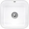 Villeroy & Boch Spoelbakken - Keramische Spoelbak 445x445 Mm Incl. Afvoergarnituur, CeramicPlus, Alpine Wit 670301R1 -Exporteren Kraan Lux Winkel 19876d3f2d09c99e58cd848a