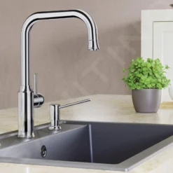 Blanco Accessoires - Afwasmiddeldispenser Livia, Chroom 521291 -Exporteren Kraan Lux Winkel 19a808c126e90b8cb76f2c4d