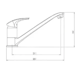 Novaservis Metalia Eco+ - Keukenkraan ECO+, Chroom 57091,0E -Exporteren Kraan Lux Winkel 1a0ac054ef0d4e0f246e39ae