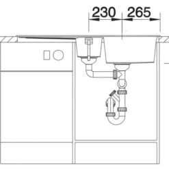 Blanco Metra 6 - Silgranit Spoelbak, 1000x500 Mm, Zwart 525927 -Exporteren Kraan Lux Winkel 1ec558867a413b8dd33404e0