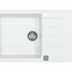 Alveus Cadit - Granieten Spoelbak 860x500 Mm, Met Draaiknopbediening, Arctic 1132027