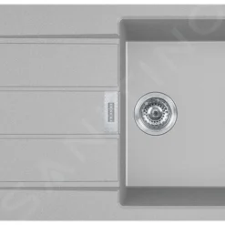 Franke Sets - Keukenset T76, Tectonite Spoelbak S2D 611-100 En Keukenkraan Samoa, Grijs/chroom 143.0650.602 -Exporteren Kraan Lux Winkel 1f80100efd2463dcb8a9b57a 1