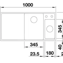 Blanco Axia III 6 - Silgranit Spoelbak, 1000x510 Mm, Met Draaiknopbediening En Accessoires, Zwart 525850 -Exporteren Kraan Lux Winkel 2013b9fdc9661b0dc0f4e491