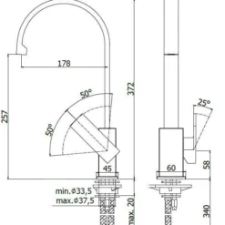 Paffoni Effe - Keukenkraan, Chroom EF880CR -Exporteren Kraan Lux Winkel 21849d65ca75ec866ba4c018