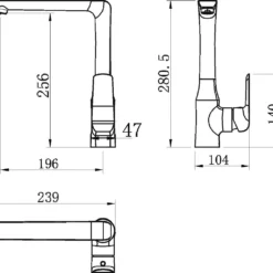 Novaservis Nobless Tina - Keukenkraan, Zwart 38714,5 -Exporteren Kraan Lux Winkel 21916329493df38afd83cb06