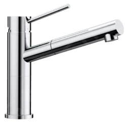 Blanco Alta S - Keukenraan Met Uittrekbare Sproeikop, Chroom 515122