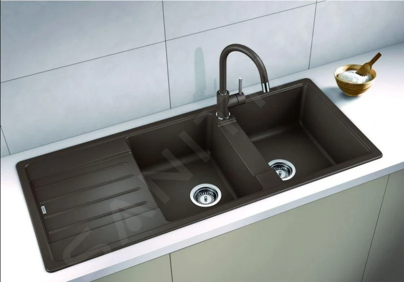 Blanco Legra 8 - Silgranit Spoelbak, 1160x500 Mm, Antraciet 523163 5 Blanco Legra 8 - Silgranit Spoelbak, 1160x500 Mm, Antraciet 523163 - Afbeelding 3