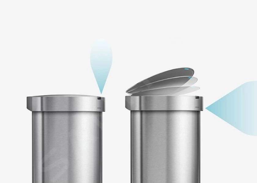 Simplehuman Afvalemmers - Afvalbak Met Sensor, 45 L, Gebrosteld Rvs ST2009 14 Simplehuman Afvalemmers - Afvalbak Met Sensor, 45 L, Gebrosteld Rvs ST2009 - Afbeelding 12