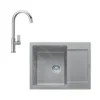 Franke Sets - Keukenset G165, Fragraniet Spoelbak MRG 611-62 En Keukenkraan FP 0408.031, Grijze Steen/chroom 114.0587.927 -Exporteren Kraan Lux Winkel 26cee1f547fe5e8fa2439bbe