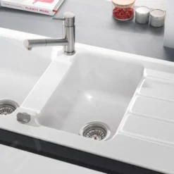 Villeroy & Boch Architectura - Keramische Spoelbak 1160x510 Mm Incl. Afvoergarnituur, CeramicPlus, Alpine Wit 338002R1 -Exporteren Kraan Lux Winkel 2782f9a052e4029188f9c1f7