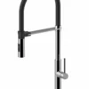 Paffoni Chef - Keukenkraan Met Flexibele Uitloop, Chroom/mat Zwart CH179CRNO -Exporteren Kraan Lux Winkel 27b19b027d5070331a9109f4