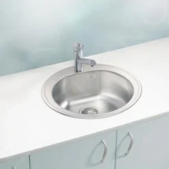 Alveus Form - Spoelbak Diameter 510 Mm, Rvs 1116756 -Exporteren Kraan Lux Winkel 2a314ee713f8351985647e54