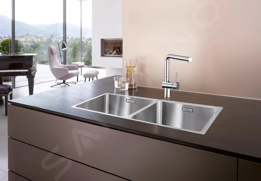 Blanco Andano 400 - Spoelbak, 865x440 Mm, Rvs 522985 5 Blanco Andano 400 - Spoelbak, 865x440 Mm, Rvs 522985 - Afbeelding 3