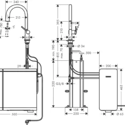 Hansgrohe Aqittura M91 - Keukenmengkraan Met Uittrekbare Uitloop, SodaSystem, SBox, Rvs Look 76836800 9 Hansgrohe Aqittura M91 - Keukenmengkraan Met Uittrekbare Uitloop, SodaSystem, SBox, Rvs Look 76836800 -Exporteren Kraan Lux Winkel 2aae112d1f4f99fbad2ff2c0 2