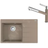Franke Sets - Set G219, Fragraniet Spoelbak CNG 611-78 TL/2 En Keukenkraan FC 3055.424, Cashmere/chroom 114.0650.824 -Exporteren Kraan Lux Winkel 2f304bcd3dc5a34cd0c364ba