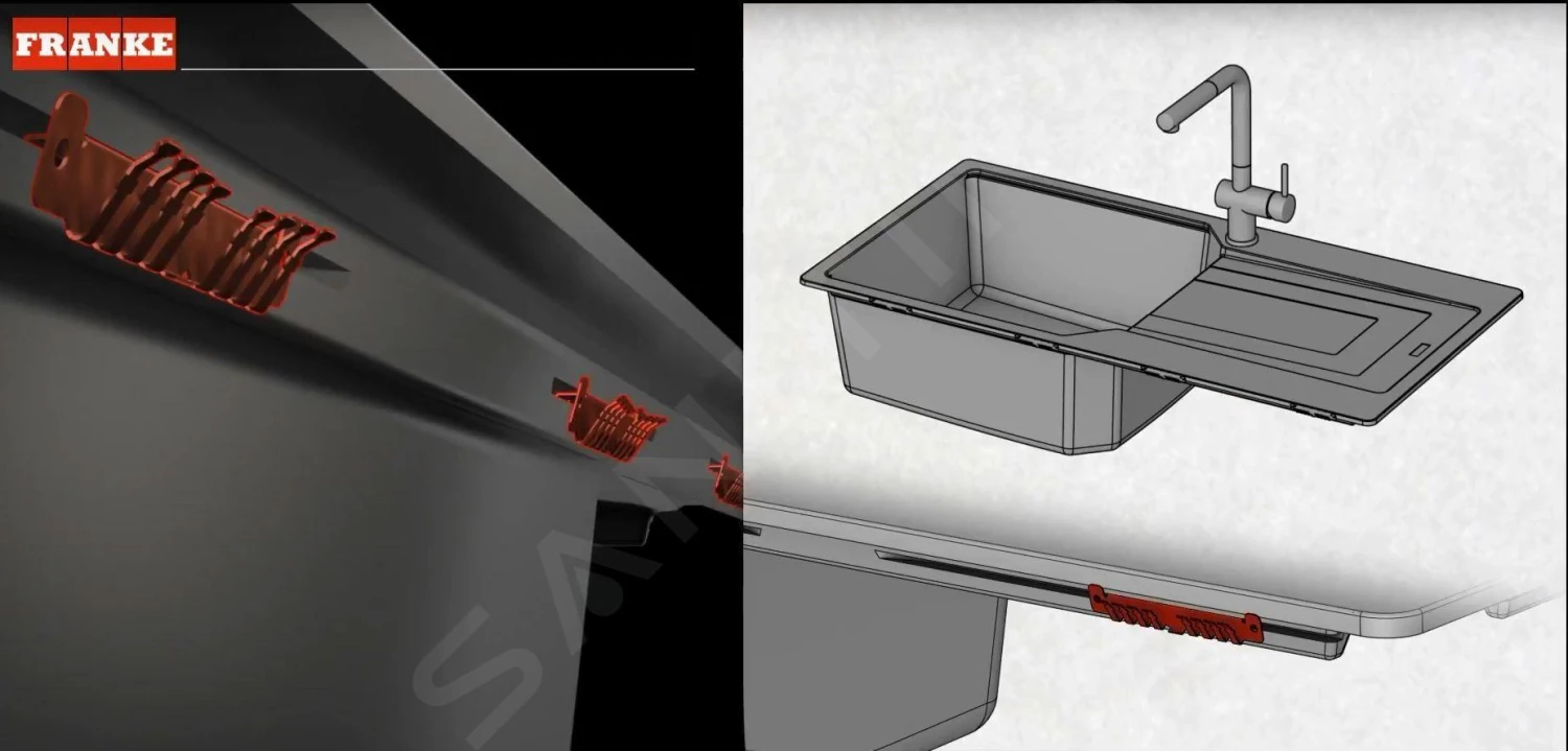 Franke Urban - Fragraniet Spoelbak UBG 611-78 BB, 780x500 Mm, Cashmere 114.0652.379 7 Franke Urban - Fragraniet Spoelbak UBG 611-78 BB, 780x500 Mm, Cashmere 114.0652.379 - Afbeelding 5