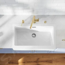 Blanco Linus - Keukenkraan, Satijn Goud 526683 13 Blanco Linus - Keukenkraan, Satijn Goud 526683 -Exporteren Kraan Lux Winkel 310d3c394d03dc92c040ac06