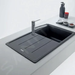Franke Basis - Fragraniet Spoelbak BFG 611-86, 860x500 Mm, Mat Zwart 114.0661.512 -Exporteren Kraan Lux Winkel 31e6384275c9075f5afb68fb