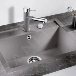Blanco Dalago 6 - Silgranit Spoelbak, 605x500 Mm, Met Afvoerregeling, Aluminium 514770 -Exporteren Kraan Lux Winkel 31fce04bc6bea74c8995a819