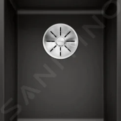 Blanco Subline 320 - Silgranit Spoelbak, 347x427 Mm, Zwart 525982